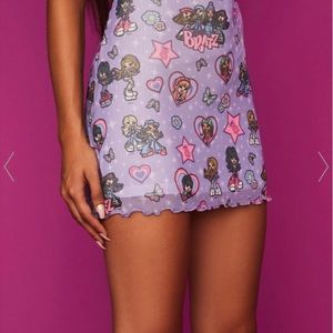 Bratty since birth mesh skirt